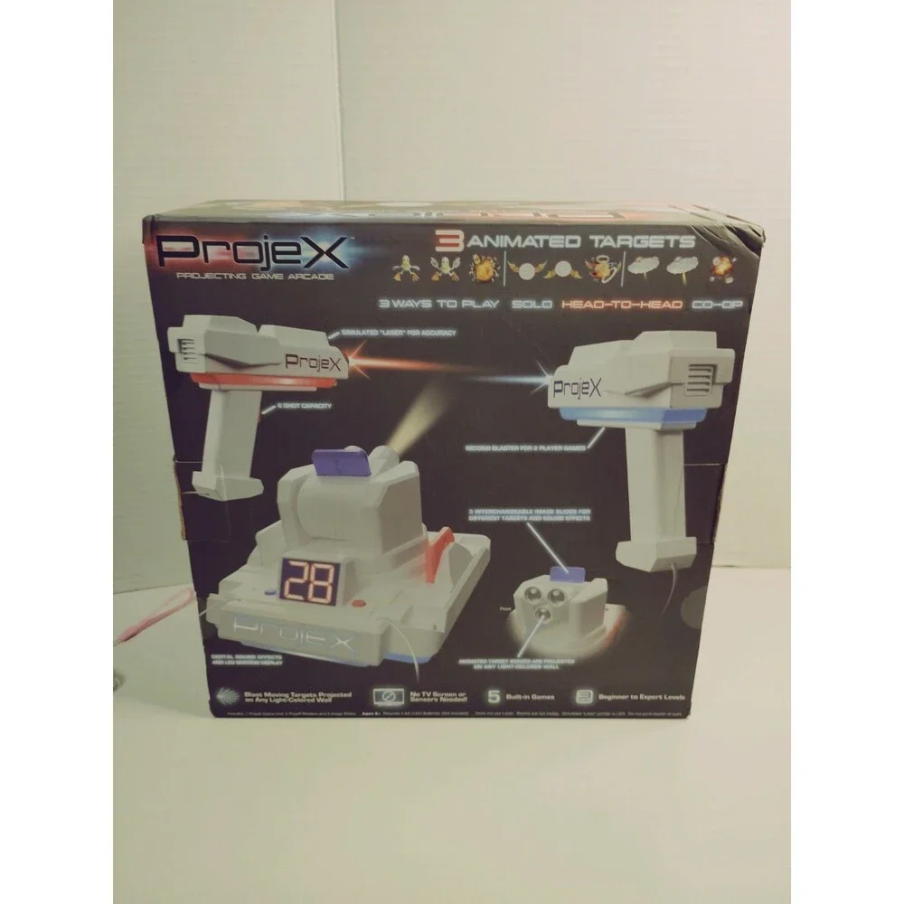 ProjeX Projecting Game Arcade Handheld Electronic Target Game Set, Age 6+ (2020)